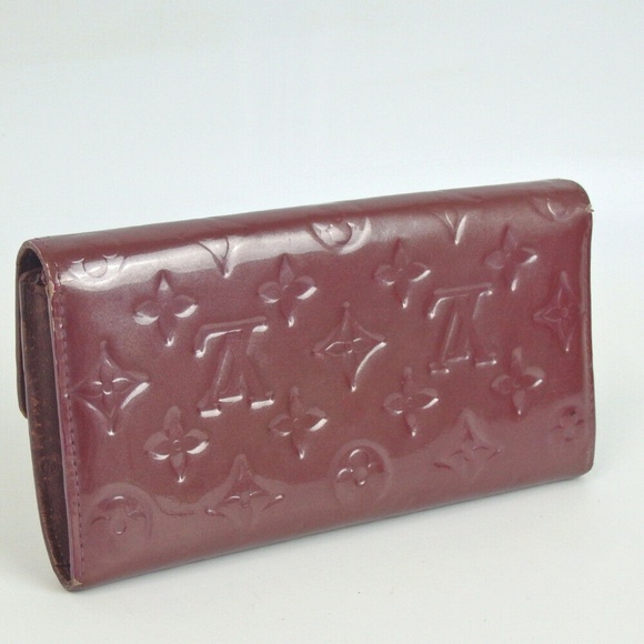LOUIS VUITTON Vernis OLD Portefeuille sarah wallet